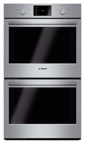 Bosch - 500 Series 30" Built-in Double Electric Wall Oven - Stainless steel