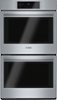 Bosch - 800 Series 30" Built-In Electric Convection Double Wall Oven - Stainless Steel-Front_Standard 