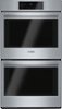 Bosch - 800 Series 30" Built-In Electric Convection Double Wall Oven - Stainless Steel-Front_Standard