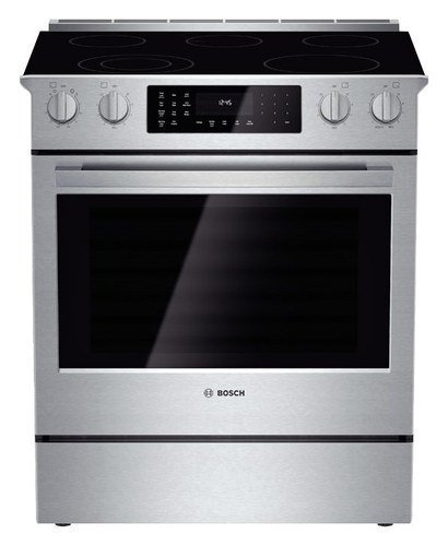  Bosch - 800 Series 4.6 Cu. Ft. Self-Cleaning Slide-In Electric Convection Range
