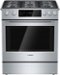 Bosch - 800 Series 4.8 Cu. Ft. Self-Cleaning Slide-In Gas Convection Range-Front_Standard 