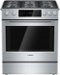Bosch - 800 Series 4.8 Cu. Ft. Self-Cleaning Slide-In Gas Convection Range-Front_Standard