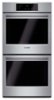 Bosch - 800 Series 27" Built-In Double Electric Convection Wall Oven - Stainless Steel-Front_Standard 