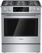 Bosch - 800 Series 4.6 Cu. Ft. Self-Cleaning Slide-In Dual Fuel Convection Range-Front_Standard 