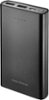 Insignia™ - 15,000 mAh Portable Charger for Most USB-Enabled Devices - Black-Angle_Standard