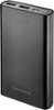 Insignia™ - 12,000 mAh Portable Charger for Most USB-Enabled Devices - Black-Angle_Standard