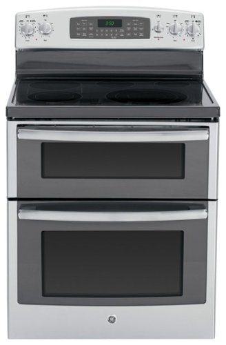  GE - Profile Series 30&quot; Self-Cleaning Freestanding Double Oven Electric Convection Range - Stainless steel