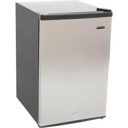 Front. Whynter - Whynter Energy Star 2.1 cu. ft. Stainless Steel Upright Freezer with Lock - Silver.