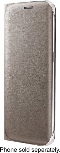  Flip Wallet Case for Samsung Galaxy S6 edge Cell Phones - Gold
