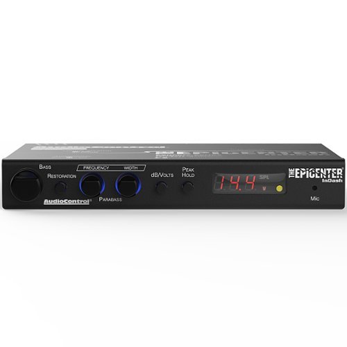 AudioControl The Epicenter Indash Digital Bass Restoration Processor - Black SHOP ONLINE