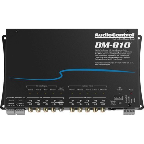AudioControl - 10-Channel Digital Matrix Processor - Black