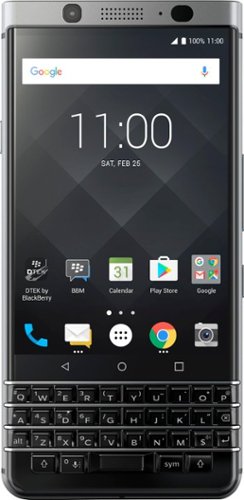  BlackBerry - KEYone 4G LTE with 32GB Memory Unlocked Cell Phone for Verizon - Silver