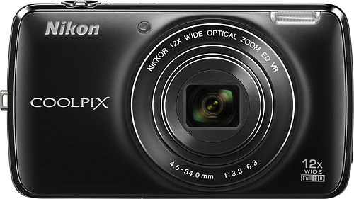  Nikon - Coolpix S810c 16.0-Megapixel Digital Camera - Black