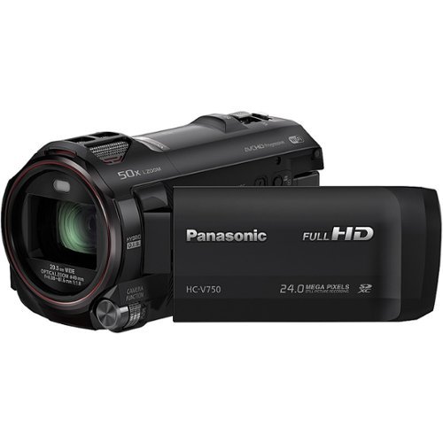  Panasonic - V750 HD Flash Memory Camcorder - Black