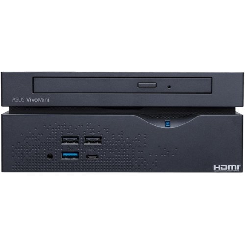 ASUS - VivoMini Desktop - Intel Core i7 - 16GB Memory - 512GB Solid State Drive - Black-Front_Standard 