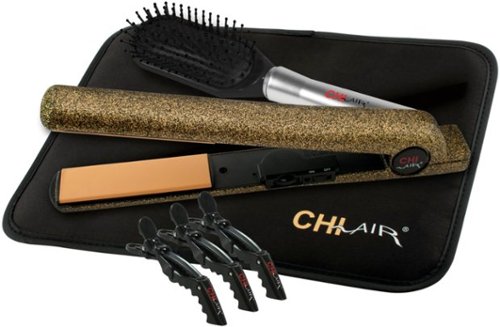 CHI - Classic CA2255 Tourmaline Ceramic Hair Straightener - Golden Sparkle-Angle_Standard 