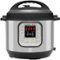Instant Pot - 6 Quart Duo 7-in-1 Electric Pressure Cooker - Silver - Brushed Stainless Steel-Front_Standard