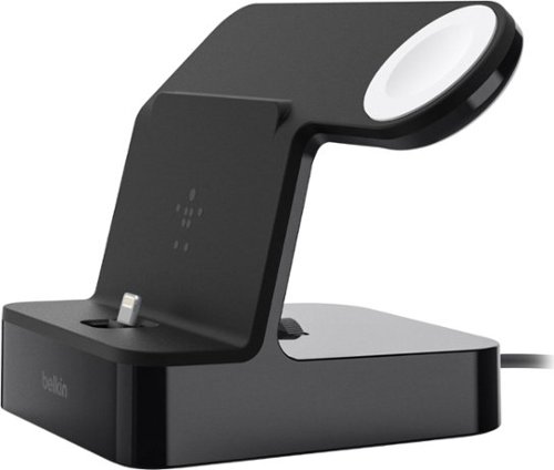  Belkin - PowerHouse™ Charging Dock for iPhone and Apple Watch - Black