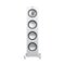 KEF - Q Series 8" 2.5-Way Floorstanding Speaker (Each) - Satin White-Front_Standard