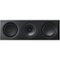 KEF - Q Series 6.5" 2.5-Way Center-Channel Speaker - Satin Black-Front_Standard