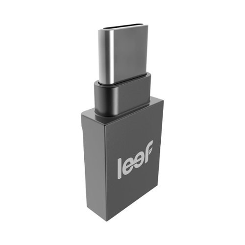  Leef - Bridge-C 64GB USB 3.0, USB Type-C Flash Drive - Gray