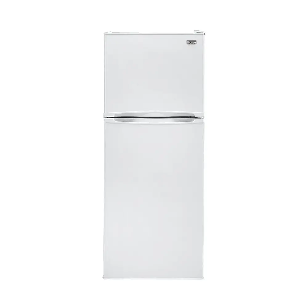 Haier 9.8 Cu. Ft. Top Freezer Refrigerator White HA10TG21SW Open Box
