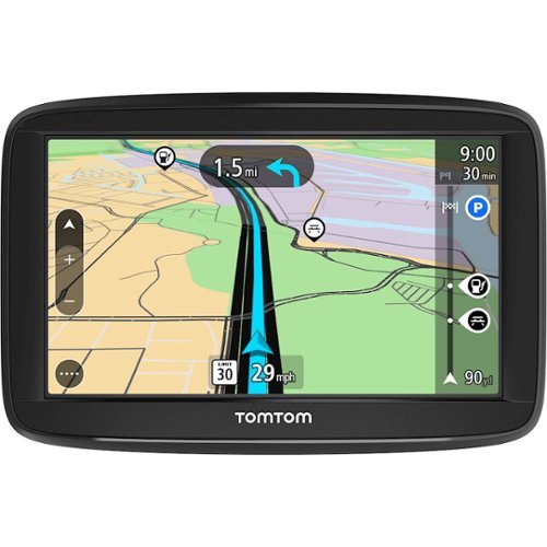 TomTom - VIA 1625M GPS with Lifetime Map Updates - Black-Front_Standard 