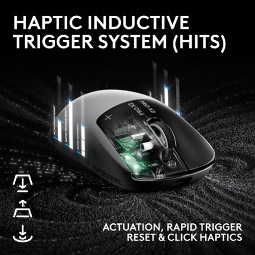 Logitech PRO X2 SUPERSTRIKE LIGHTSPEED Lightweight Wireless Gaming