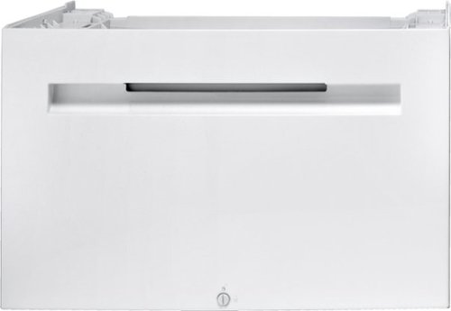 Bosch - Laundry Pedestal with Storage Drawer for Dryer - White