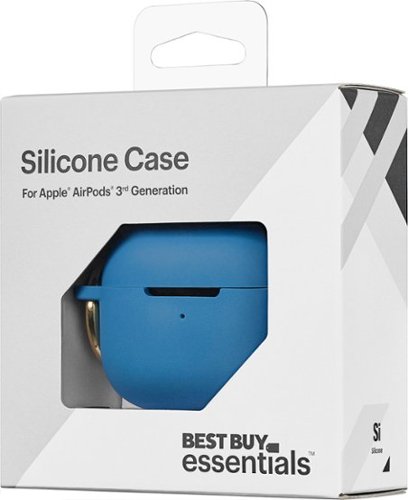 Best Buy essentials™ Silicone Case for Apple AirPods 3rd Generation - Blue BUY IN AUSTRALIA