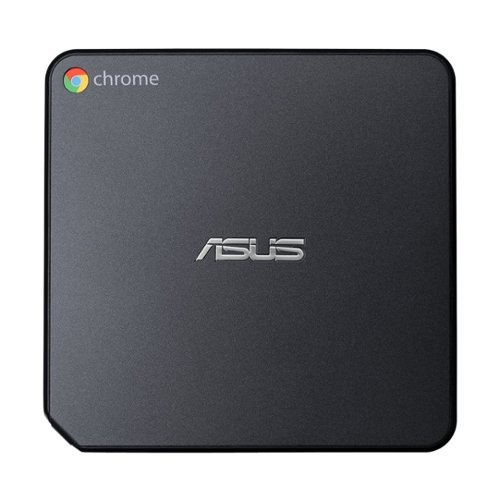 ASUS - CN62 Chromebox - Intel Core i3 - 8GB Memory - 16GB Solid State Drive - Gun gray-Front_Standard 
