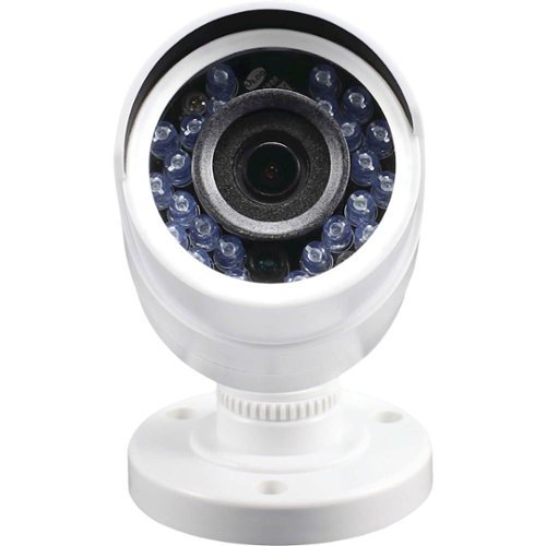 Swann - Pro-Series Indoor/Outdoor Imitation Security Camera - White-Front_Standard 