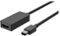 Microsoft - Surface Mini DisplayPort to HDMI 2.0 Adapter - Black-Front_Standard 