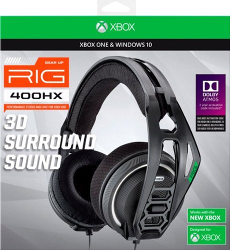 RIG 400HX 3D Audio Gaming Headset for Xbox Series X|S and Xbox One - Black