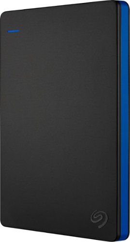  Seagate - Game Drive for PS4 2TB External USB 3.0 Portable Hard Drive - Black