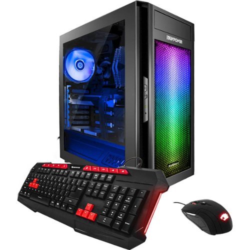 iBUYPOWER - Desktop - AMD FX 4300 - 8GB Memory - AMD Radeon RX 550 - 1TB Hard Drive - Black-Front_Standard 