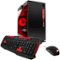 iBUYPOWER - Desktop - Intel Core i7 7700 - 16GB Memory - AMD Radeon RX 580 - 120GB Solid State Drive + 2TB Hard Drive - Black/Red-Front_Standard