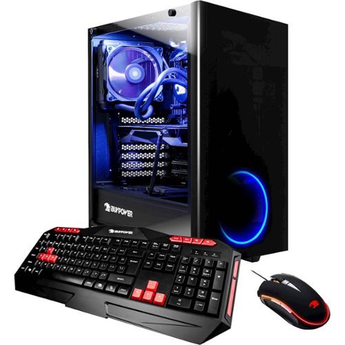 iBUYPOWER - Desktop - Intel Core i7 - 32GB Memory - NVIDIA GeForce GTX 1080 Ti - 240GB Solid State Drive + 3TB Hard Drive - Black-Front_Standard 