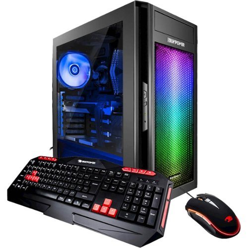 iBUYPOWER - Desktop - Intel Core i5 - 8GB Memory - NVIDIA GeForce GTX 1060 - 1TB Hard Drive - Black-Front_Standard 