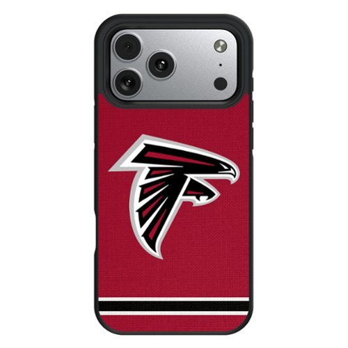 Keyscaper - NFL - Atlanta Falcons Bump Case with 8.2ft Drop Protection - 16 Pro Max - Multicolor-Front_Standard 