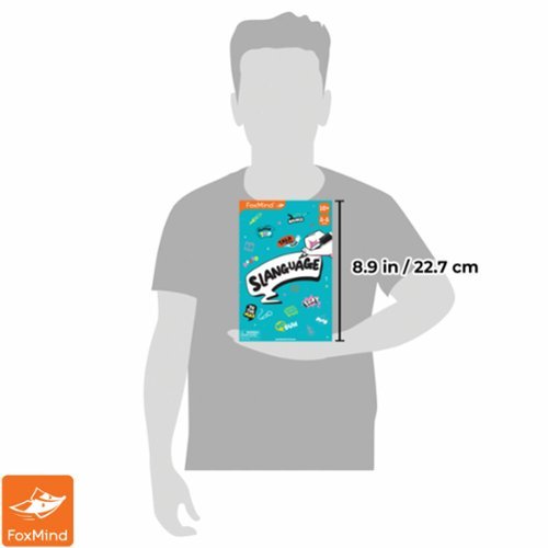 FoxMind Games FoxMind: Slanguage - Word Card Game, Ages 10+, 3-8 Players, 30 Min HOW TO BUY