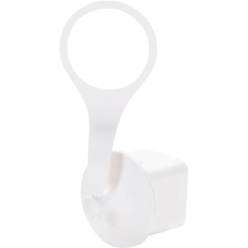 Wasserstein - 360° Swivel AC Outlet Mount for Nest Cam and Dropcam PRO Security Cameras - White