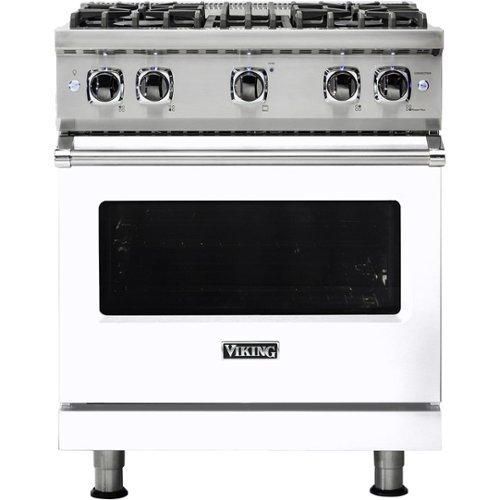 Viking - 4.0 Cu. Ft. Freestanding Gas Convection Range - White