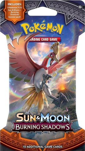  Pokémon - Sun &amp; Moon - Burning Shadows Sleeved Booster Trading Cards - Styles May Vary