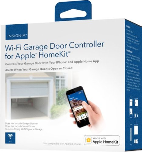 Insignia™ Wi-Fi Garage Door Controller for Apple HomeKit™ - White WHERE TO BUY