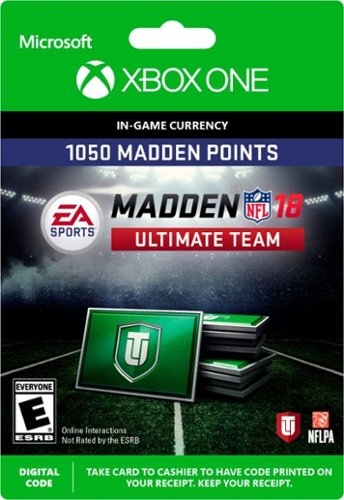 Madden NFL 18 Ultimate Team 1050 Points - Xbox One [Digital]
