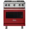 Viking - 4.0 Cu. Ft. Freestanding Gas Convection Range - Apple red-Front_Standard