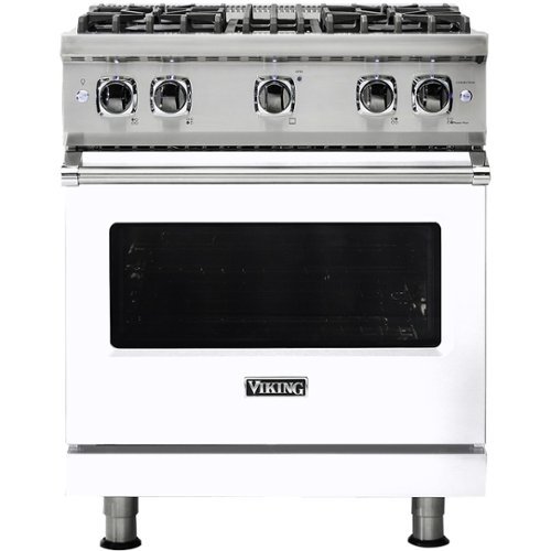 Viking - 4.0 Cu. Ft. Freestanding LP Gas Convection Range - White