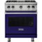 Viking - 4.0 Cu. Ft. Freestanding Gas Convection Range - Cobalt Blue-Front_Standard