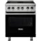 Viking - 4.7 Cu. Ft. Self-Cleaning Freestanding Electric Convection Range - Black-Front_Standard 